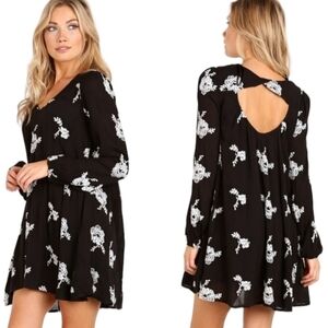 FREE PEOPLE Emma embroidered floral Dress NWT
